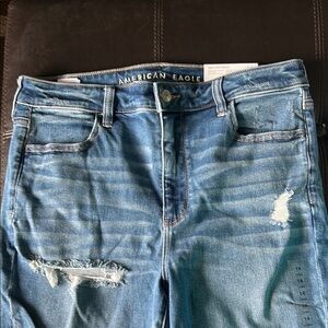 American Eagle Outfitters Brand New High Rise Blue Jeans